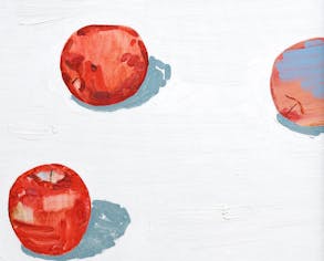 Five Apples on the Ground